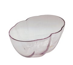 Cenedese & Albarelli Amestista Murano Glass Centerpiece, Italy 1970s