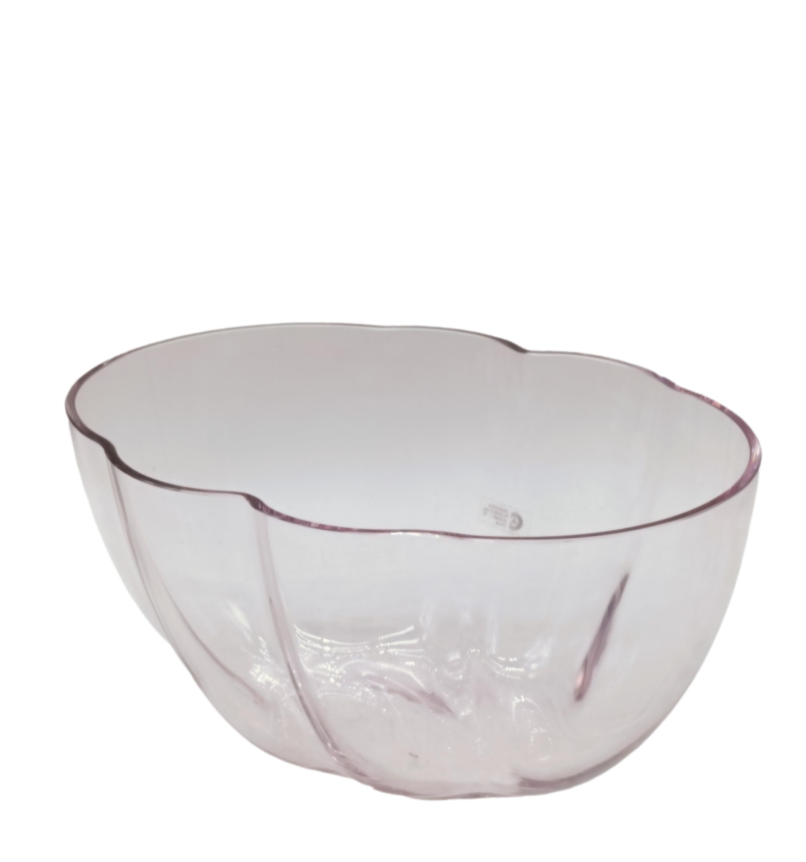 Mid-Century Modern Centre de table en verre de Murano Cenedese & Albarelli Amestista, Italie, années 1970 en vente