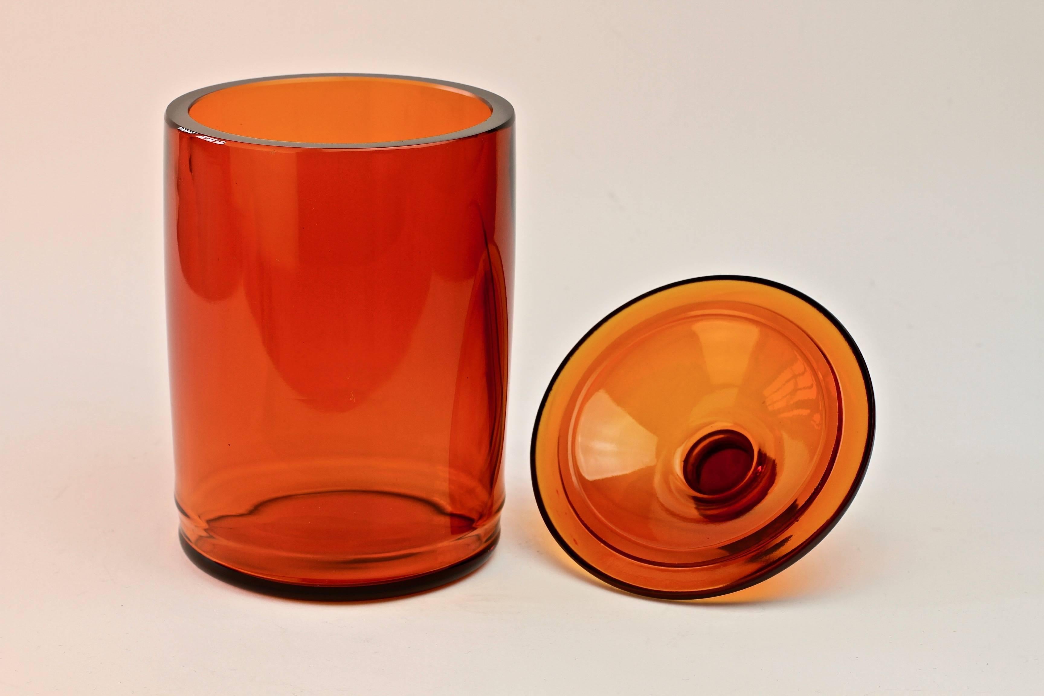 colored glass apothecary jars