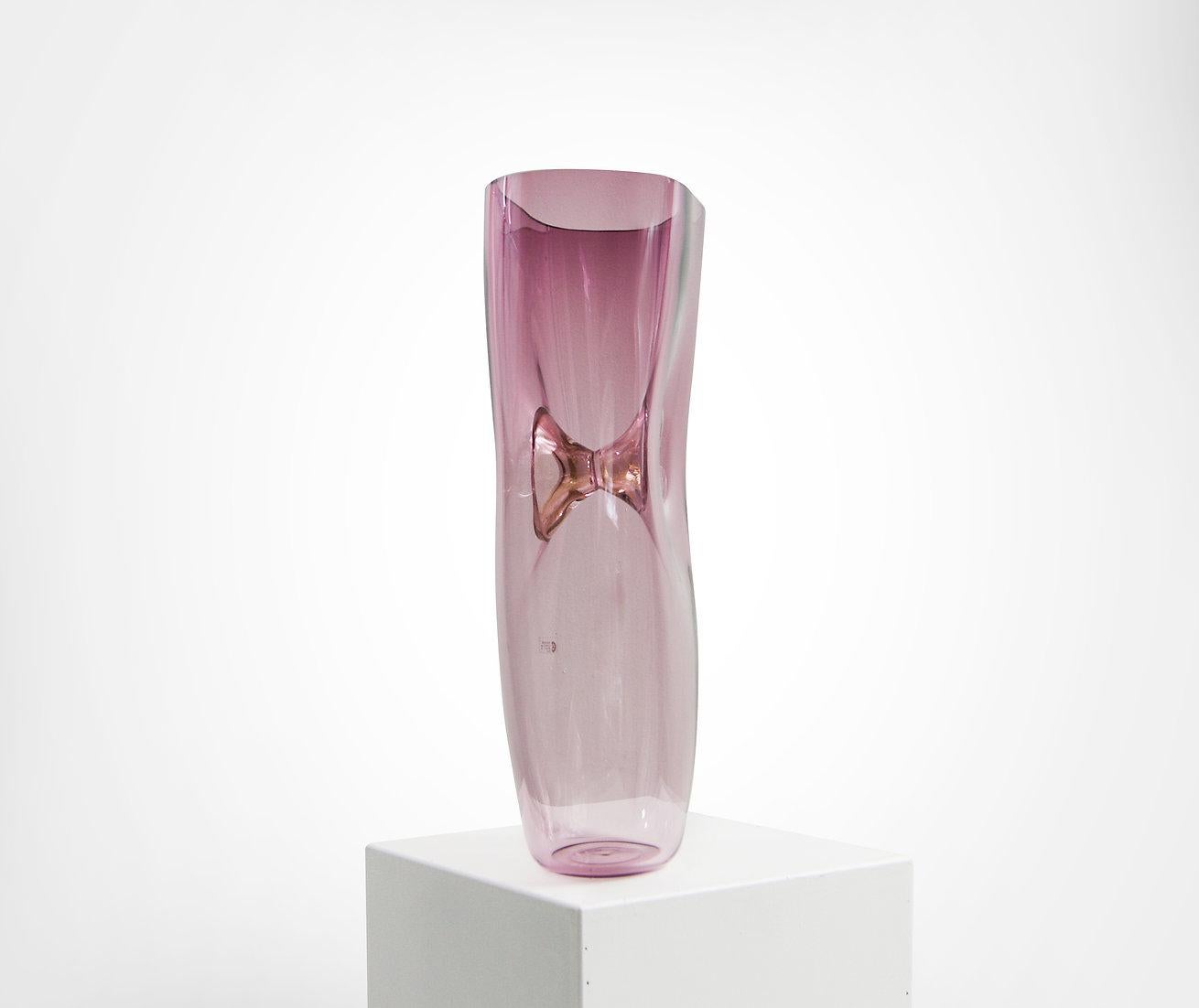 Other Cenedese and Albarelli Murano Amethyst Glass Vase Huge For Sale