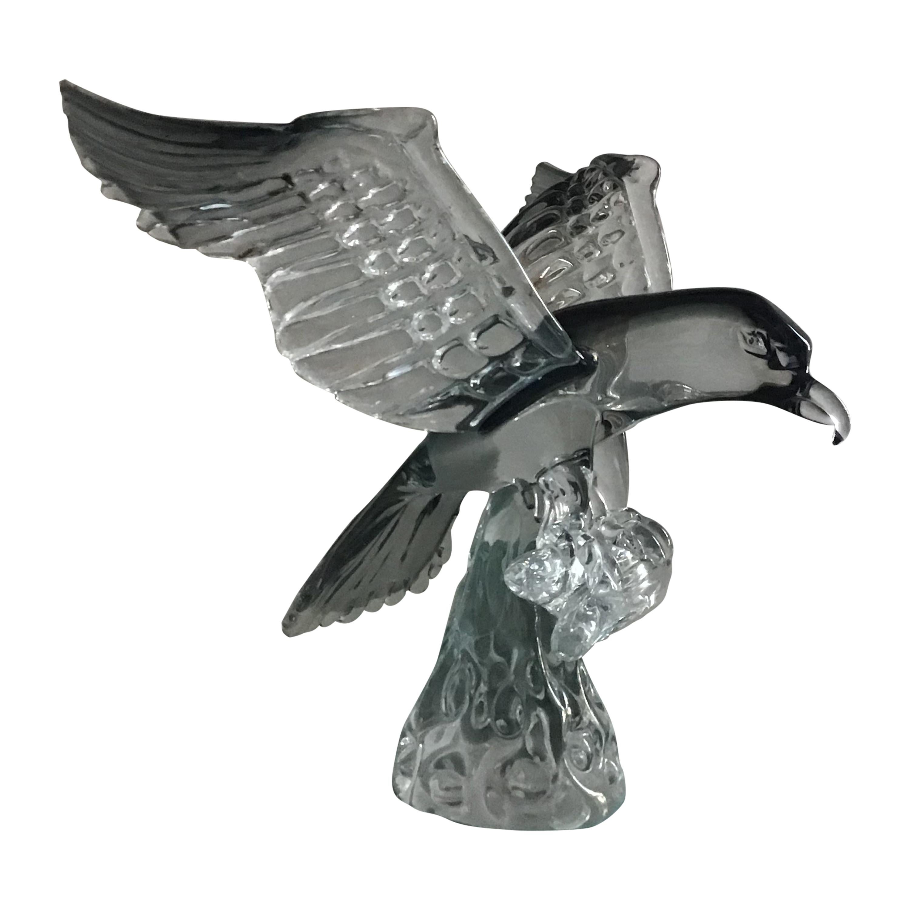 Cenedese Antonio da Ros Bird of Prey Murano Glass, 1960, Italy For Sale