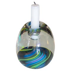 Cenedese designed Murano Glass Candlestick