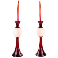 Mid-Century Modern Candlesticks