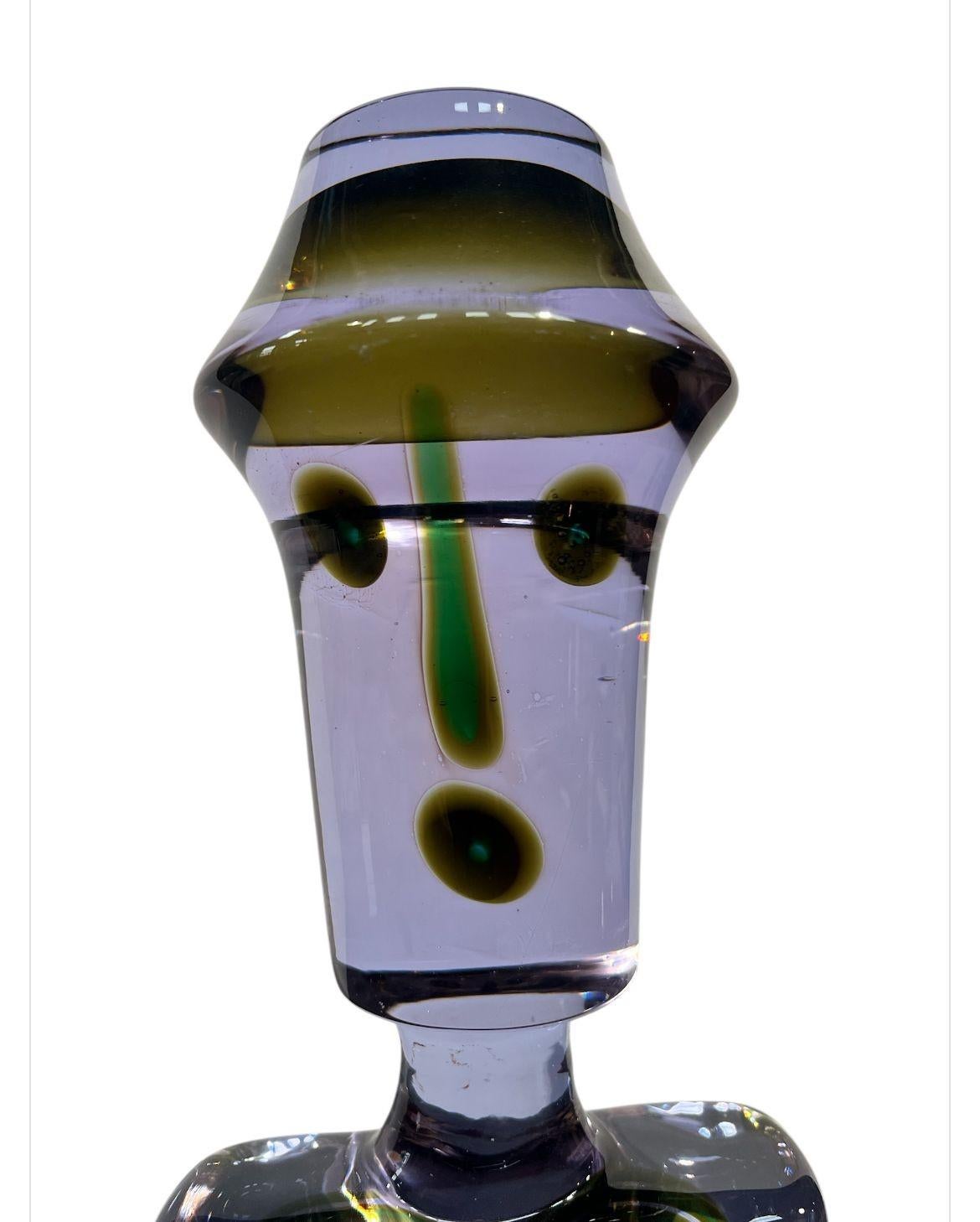 Scultura in vetro di Murano Cenedese in stile Picasso in vendita 2