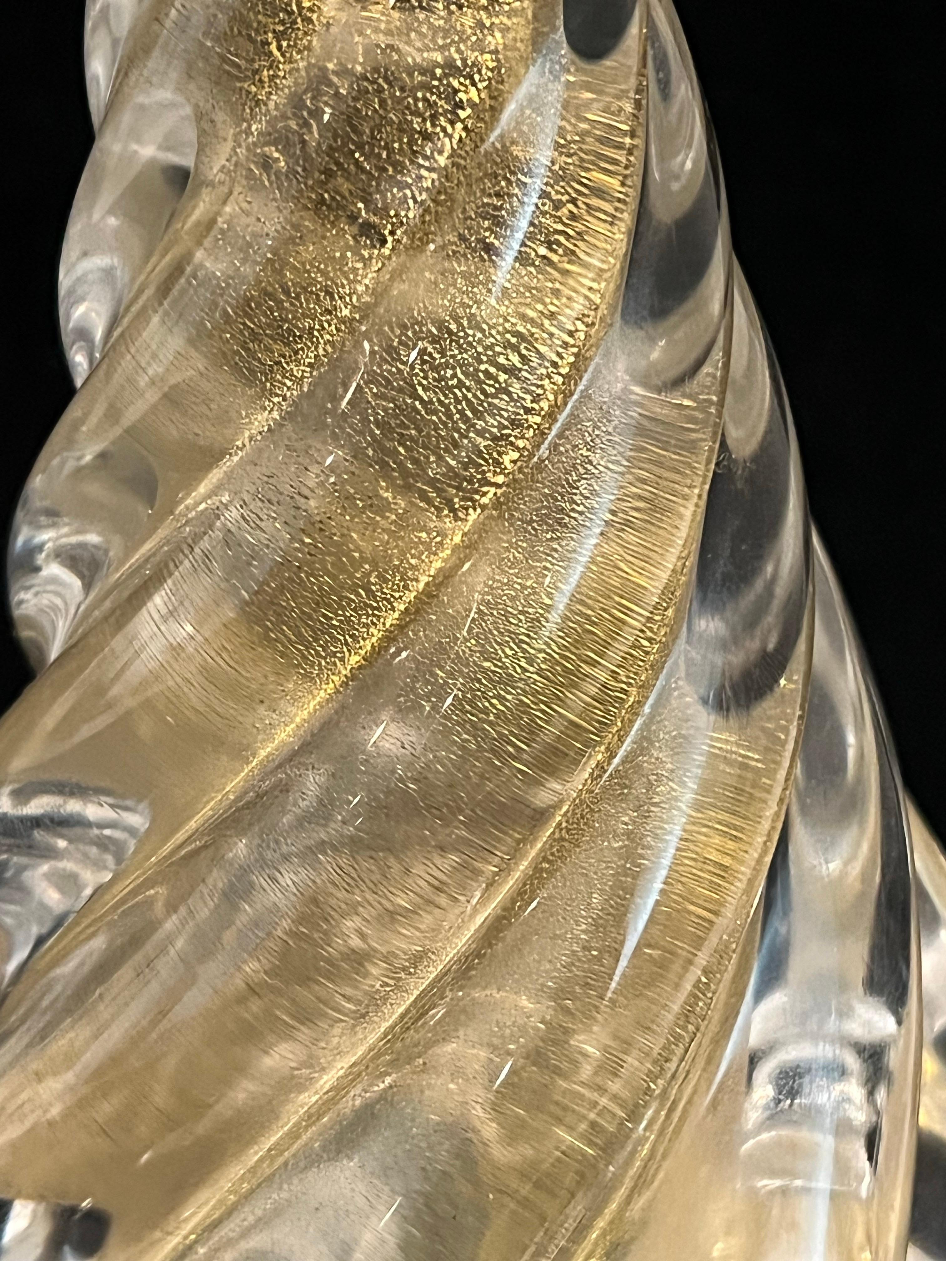 Albero di Natale in vetro di Murano del 1970 In condizioni ottime in vendita a San Diego, CA