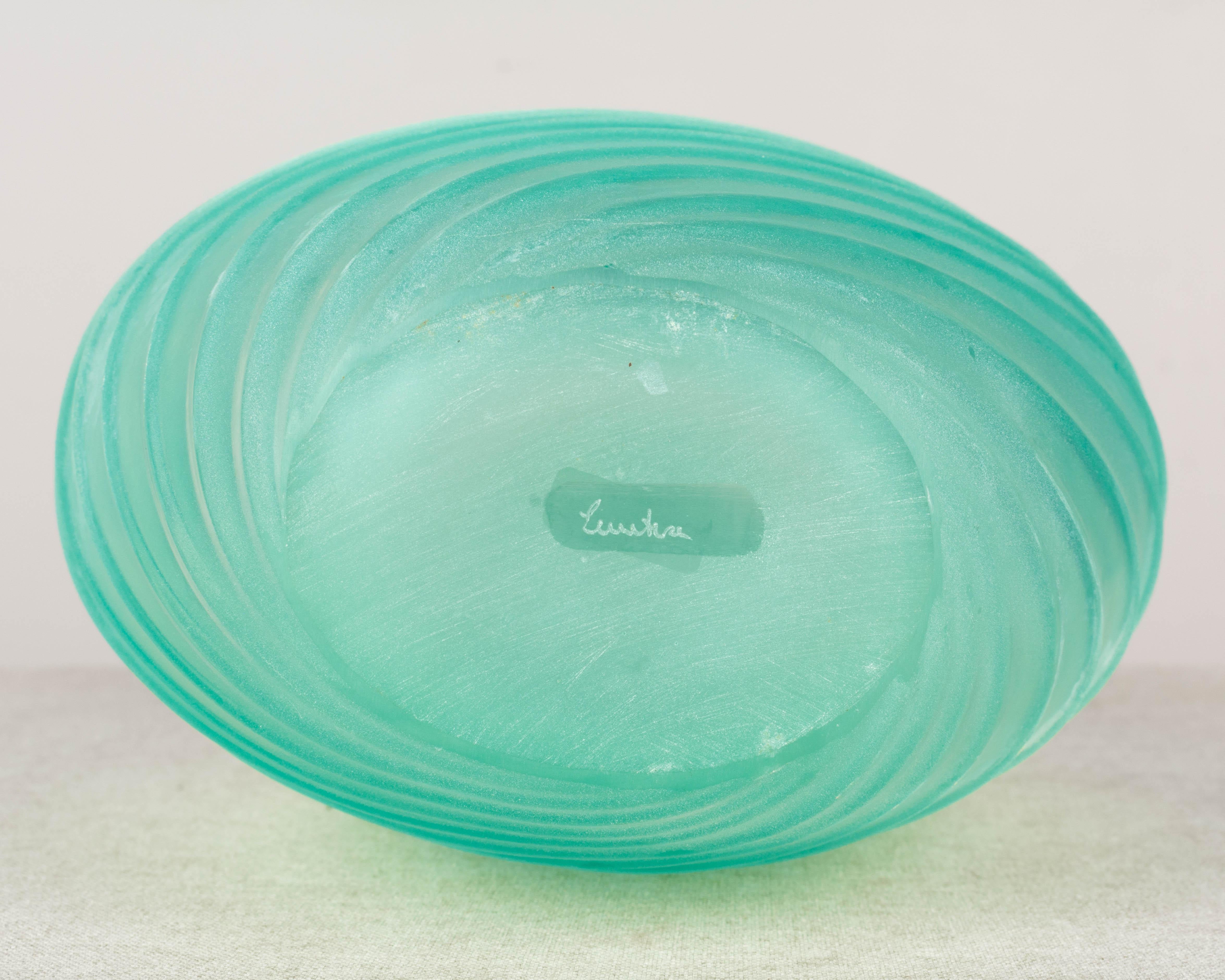 Vaso in vetro di Murano Cenedese Scavo in vendita 2