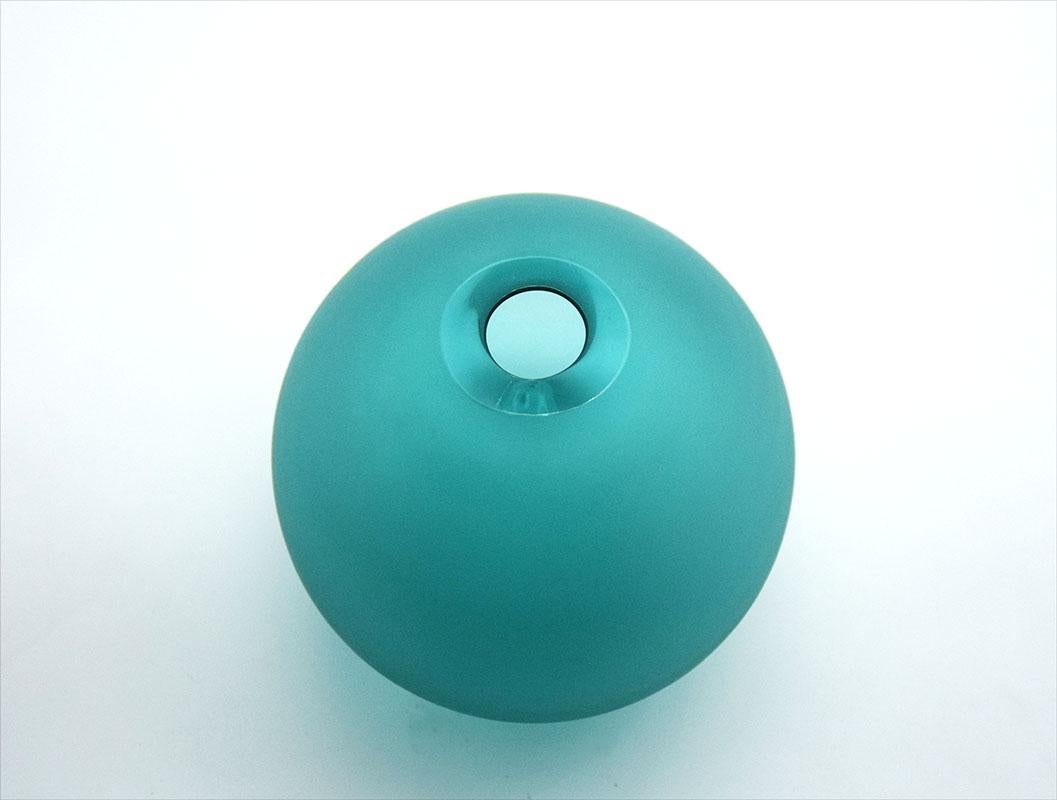 Cenedese Murano Spherical Vase, 1970s In Excellent Condition For Sale In Parma, IT