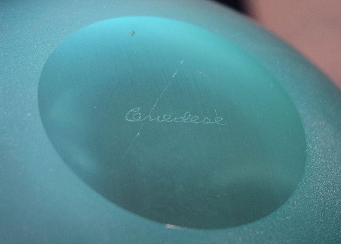 Vaso sferico Cenedese Murano anni '70 in vendita 1