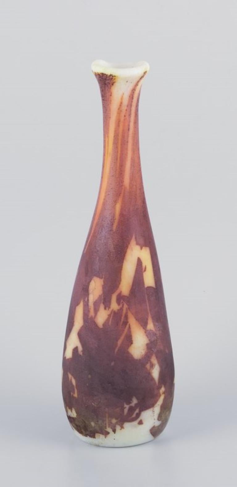 Cenedese, Murano, einzigartige Vase aus Kunstglas. Groß und schmalhalsig. (Moderne) im Angebot