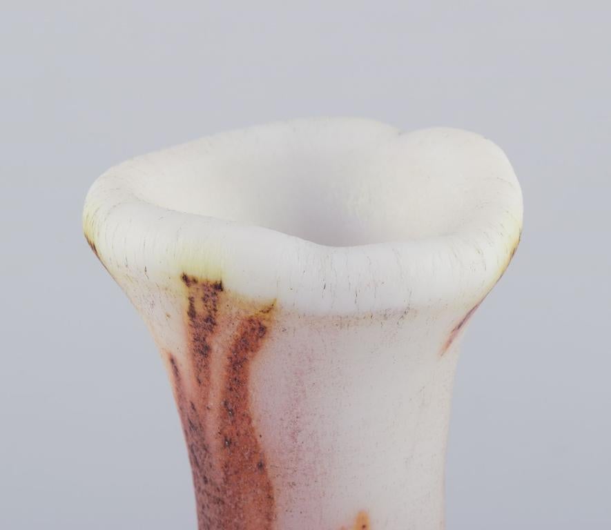 Cenedese, Murano, einzigartige Vase aus Kunstglas. Groß und schmalhalsig. im Angebot 2