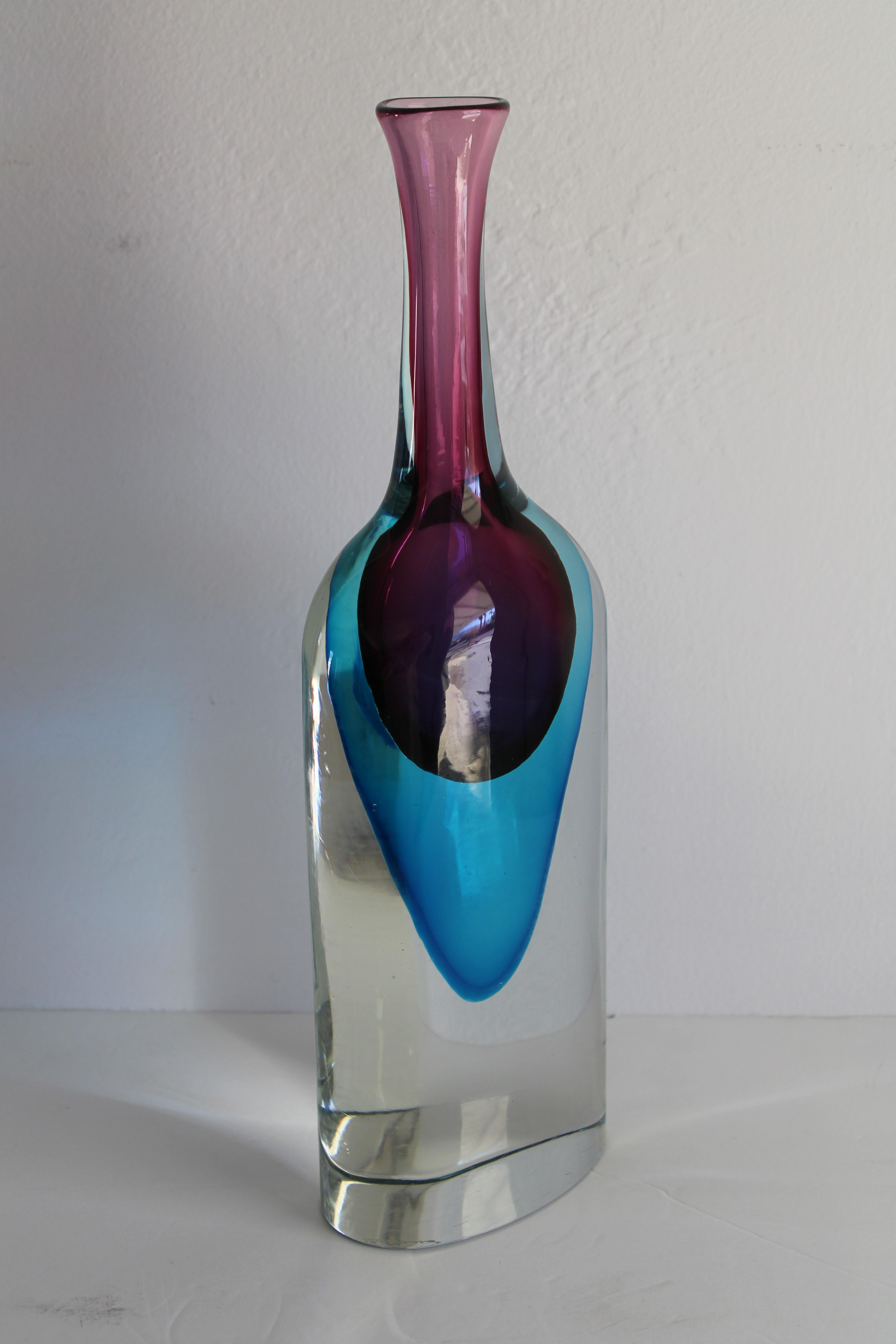 Mid-Century Modern Cenedese, Murano Vase For Sale