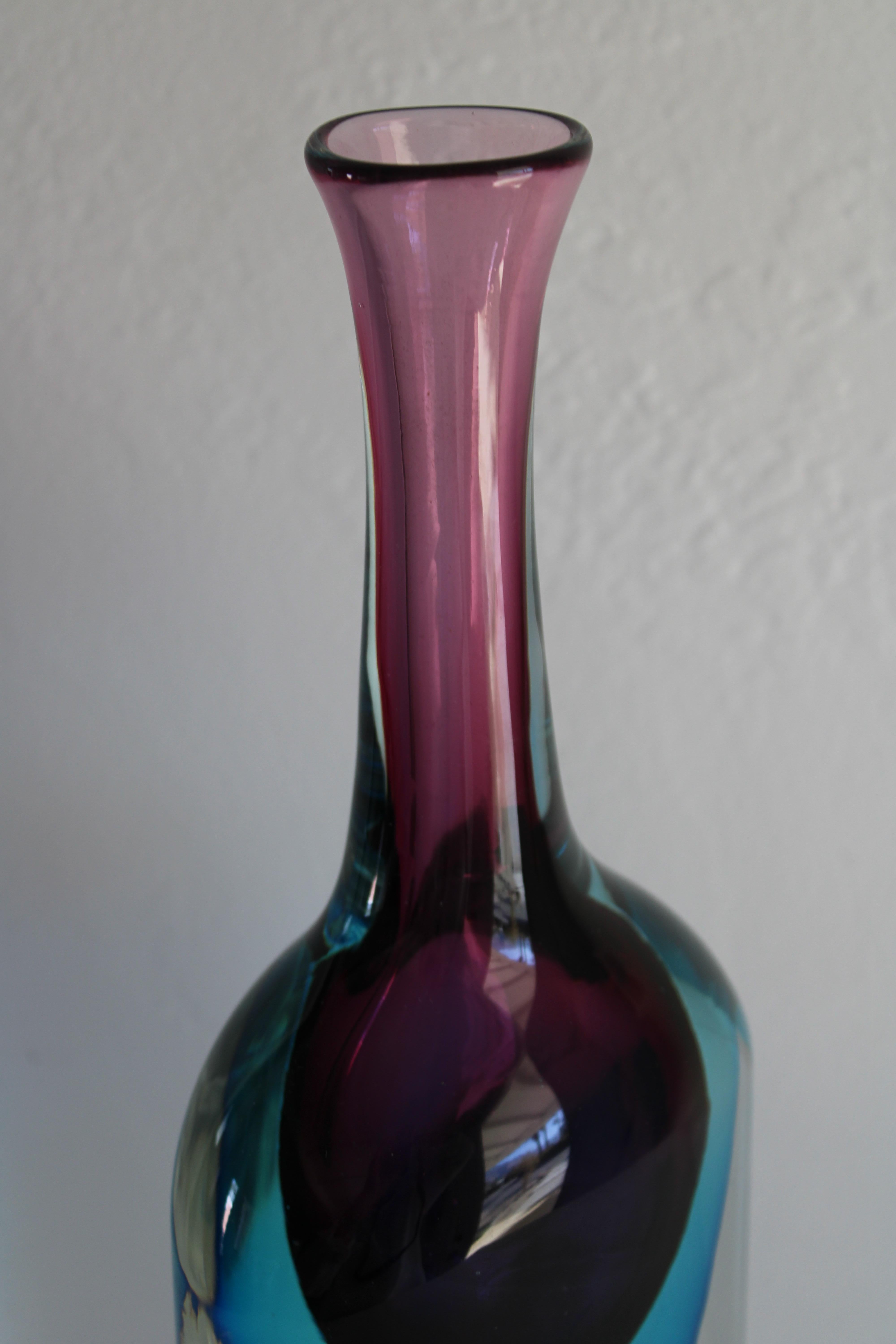 Milieu du XXe siècle Cenedese, vase de Murano en vente