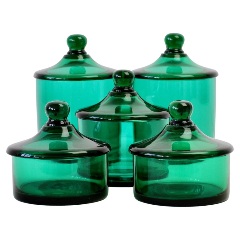 Vintage Bathroom Jars - 148 For Sale on 1stDibs