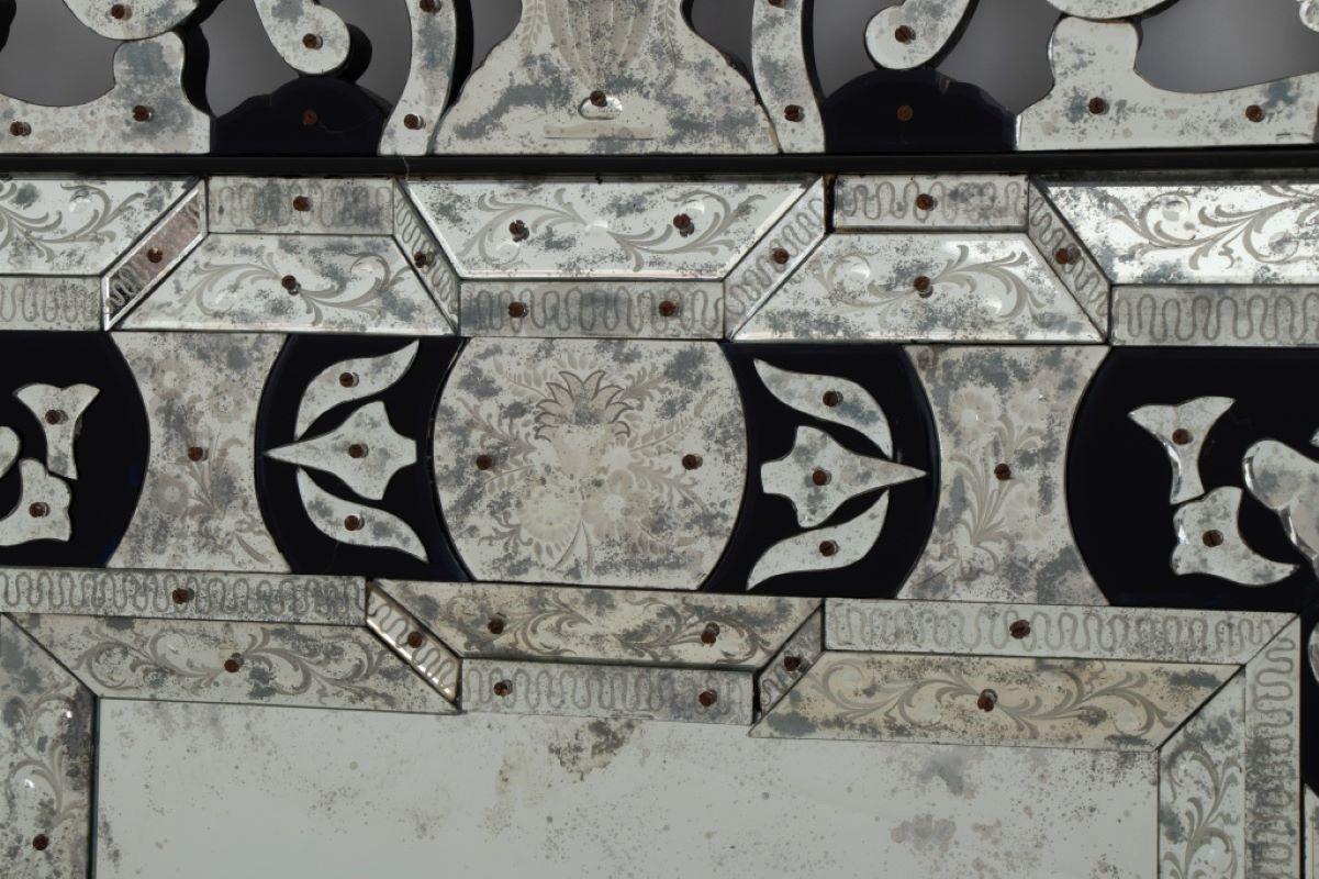 Cenedese Venetian Glass Mirror For Sale 1