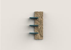 Cengia Cherry Wood, Glossy Lacquered Shelf by DOLOMITISCH