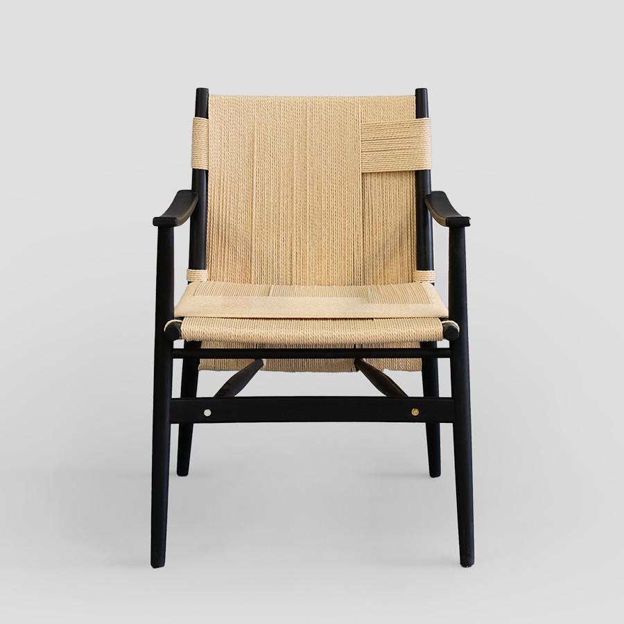 Moderno Sedia Cenit in Oak nero in vendita