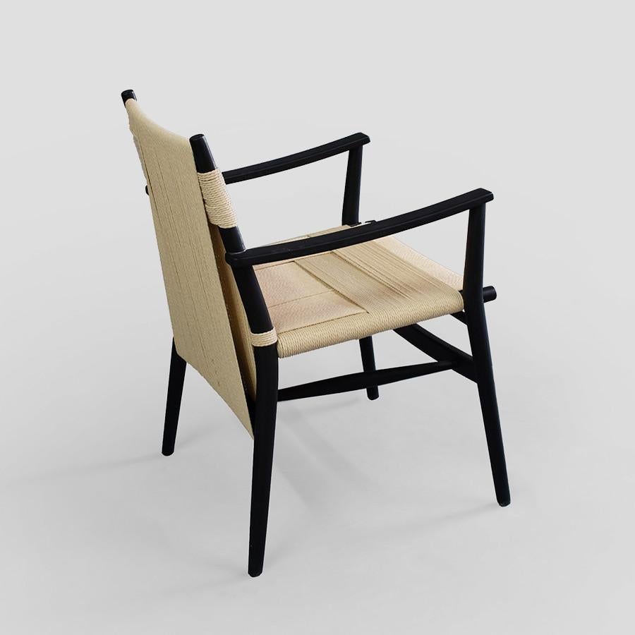Messicano Sedia Cenit in Oak nero in vendita