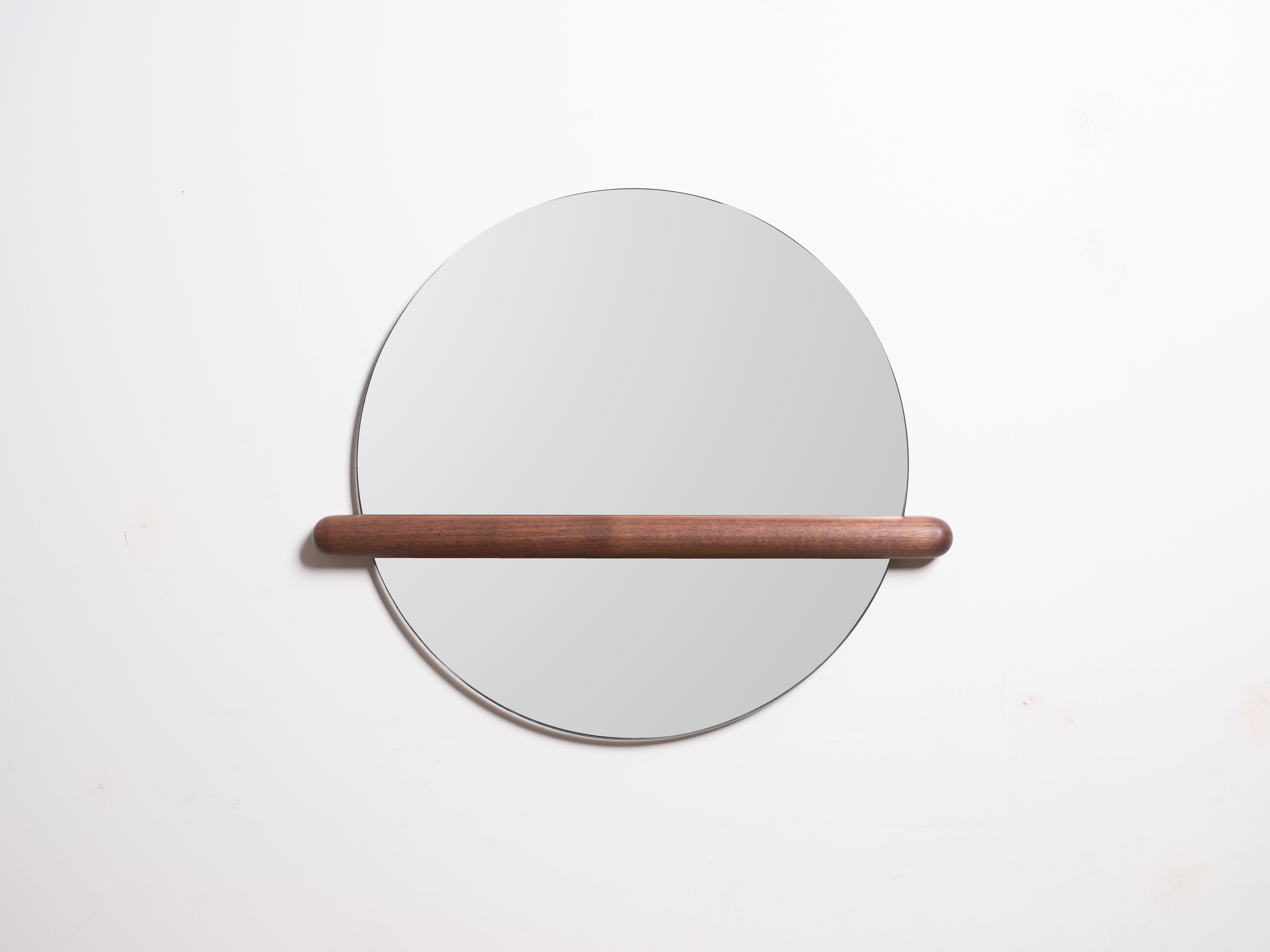 American Censor Mirror by Harold in Solid Wood For Sale