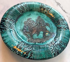 "Centaur and Nymph", Elaborate Art Deco Vide Poche by Mayodon for Sèvres