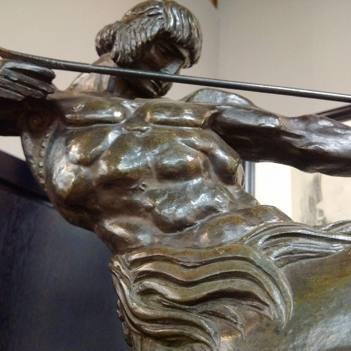 20th Century 'Centaur' Art Deco Bronze by Francois Bazin, 1924