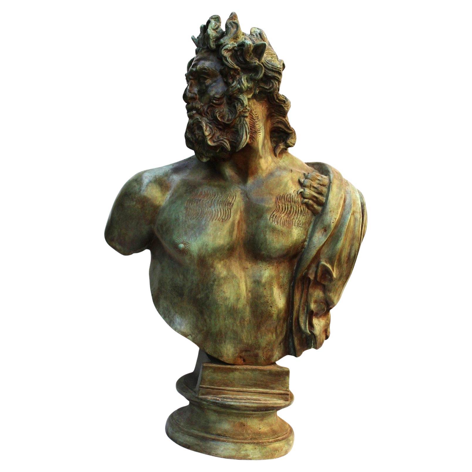 Scultura in bronzo Centauro Il Vecchio - 76 cm
