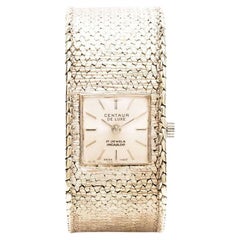Vintage Centaur De Luxe Gold Bracelet Watch
