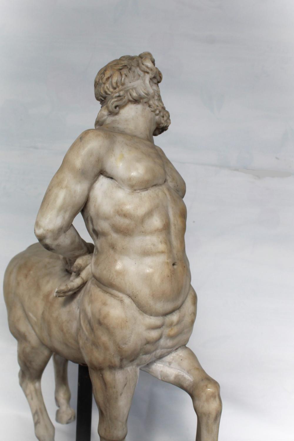 Centaur sculpture in marble In Good Condition For Sale In Rome, IT