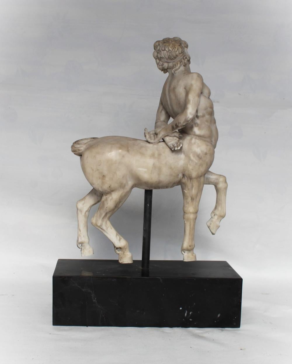 20th Century Centaur sculpture in marble For Sale
