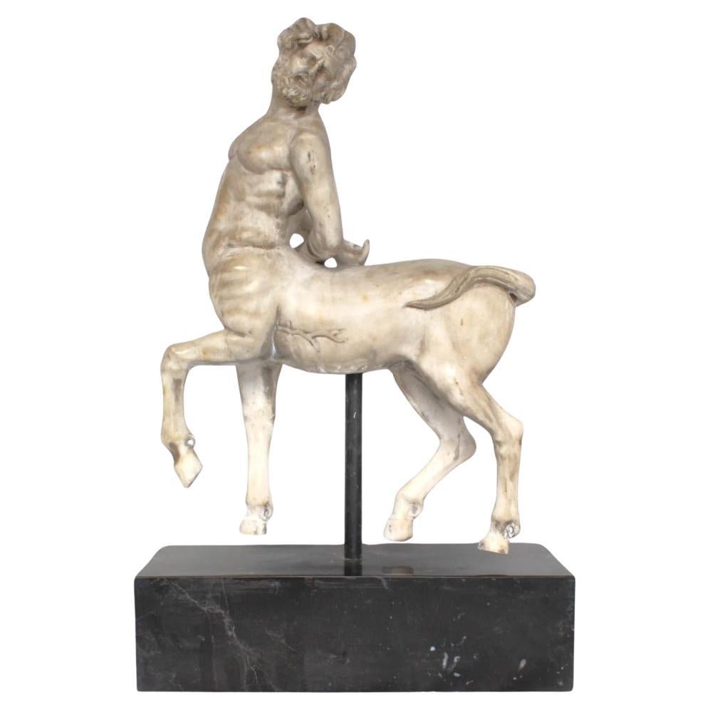 Centaur sculpture in marble For Sale