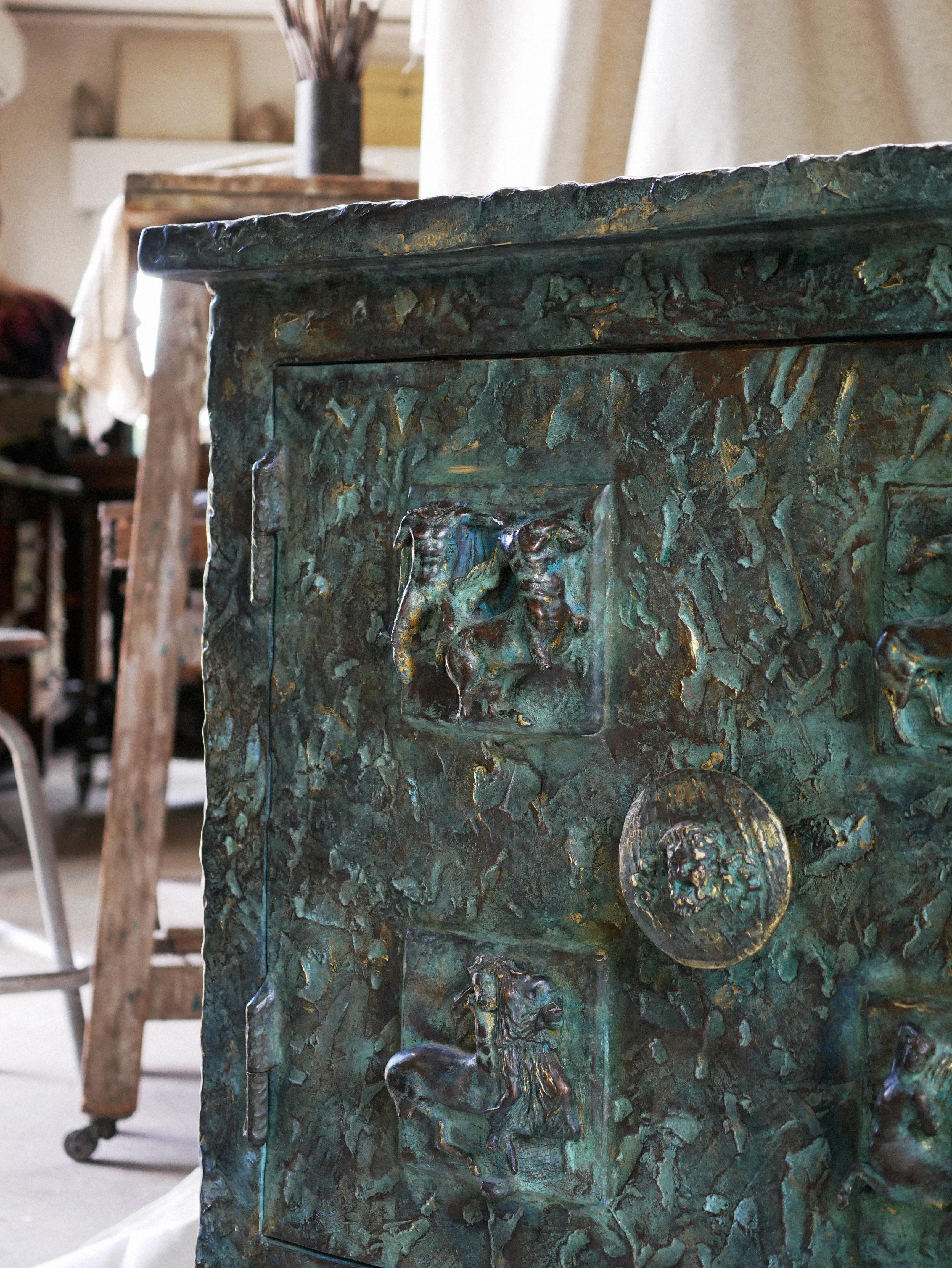 Modern Centaure Sideboard in bronze by Patrick Laroche For Sale