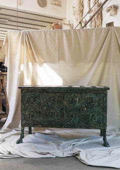 Credenza Centaure in bronzo di Patrick Laroche