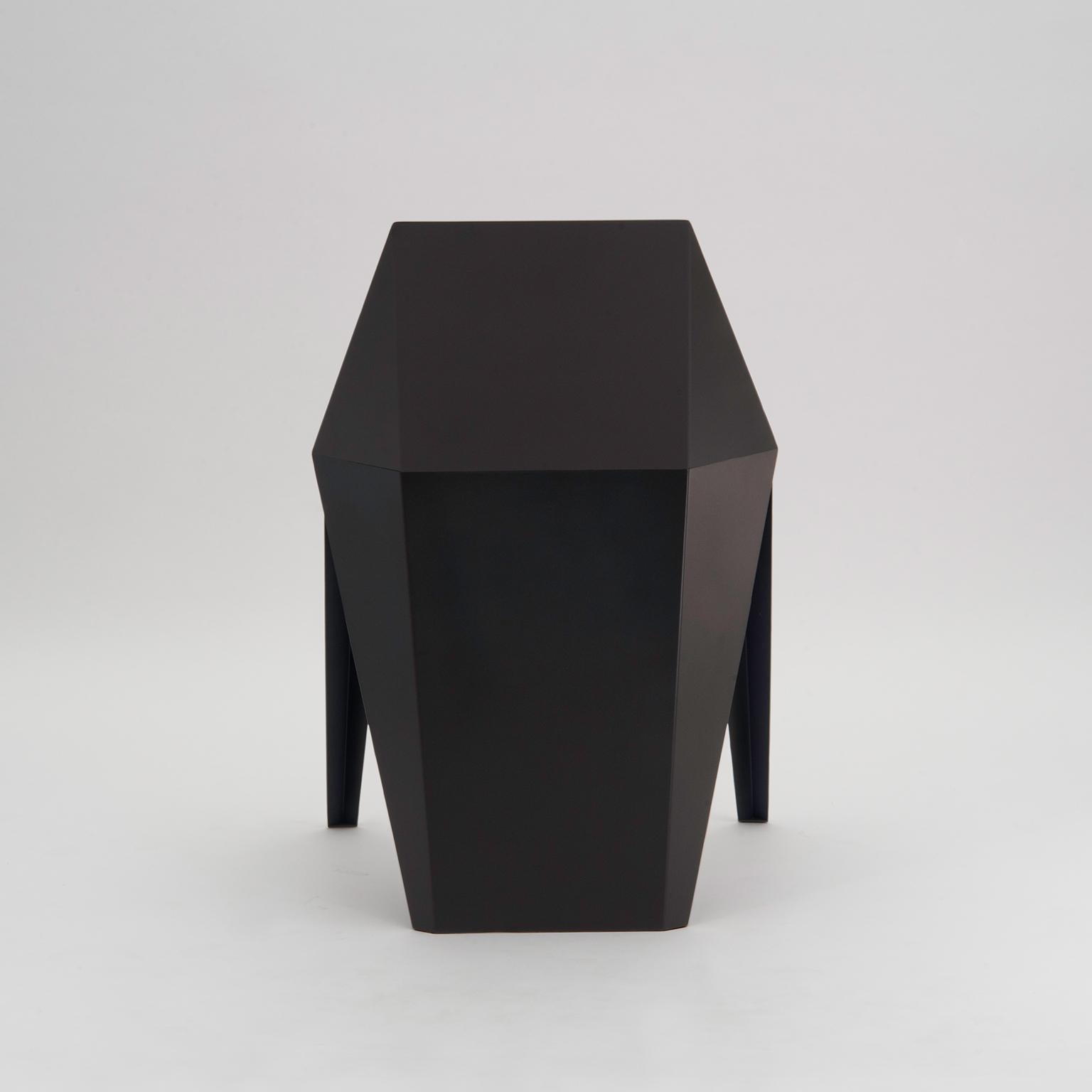 Modern Centaurus Sculptural Chair with soft-touch powder coated finish