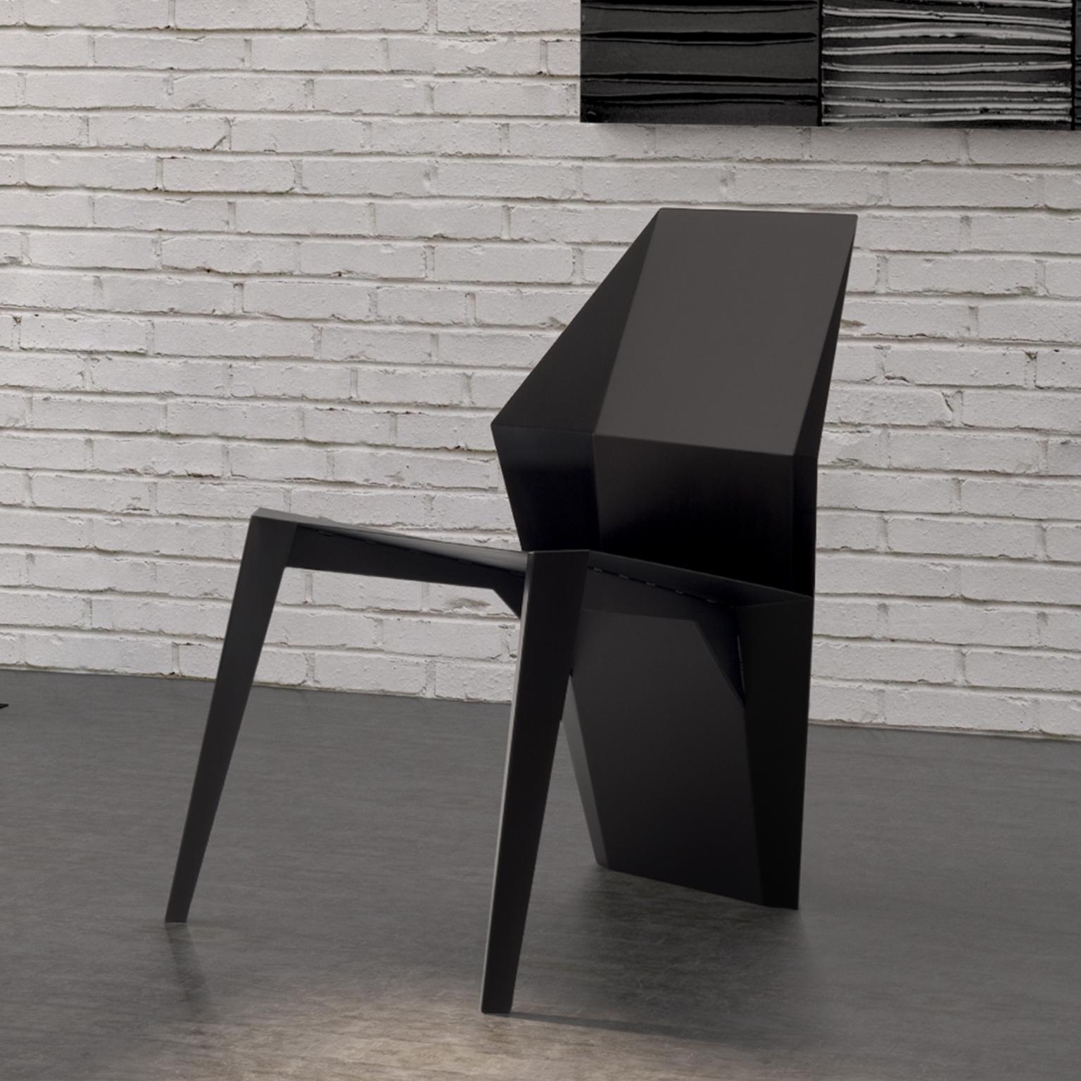 Centaurus Sculptural Chair with soft-touch powder coated finish 3