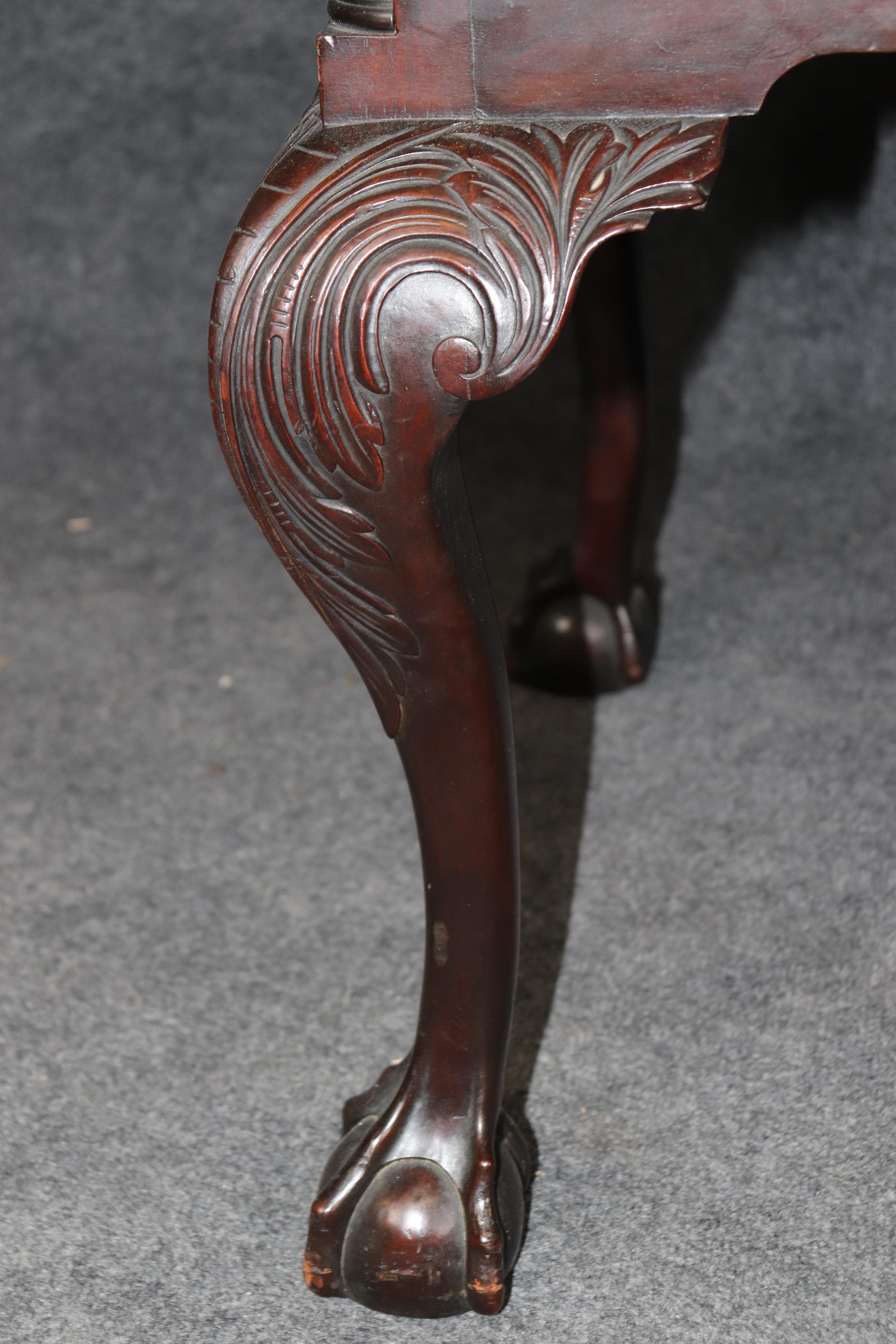 Centennial Antique 1870s Era Philadelphia Carved Mahogany Highboy with Shells For Sale 3