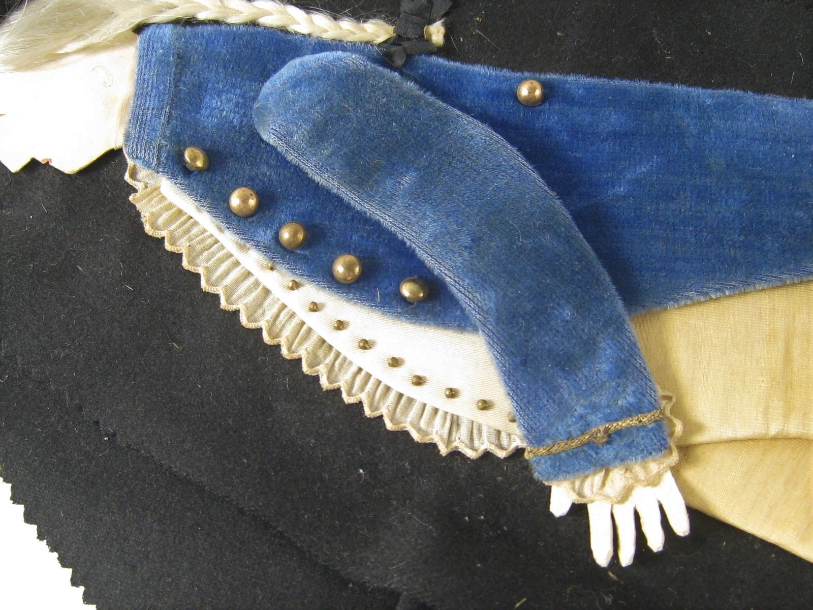 Centennial George Washington Textile Pen Wipe Antique Handmade Folk Art Pen Wipe In Good Condition For Sale In Newtown, CT