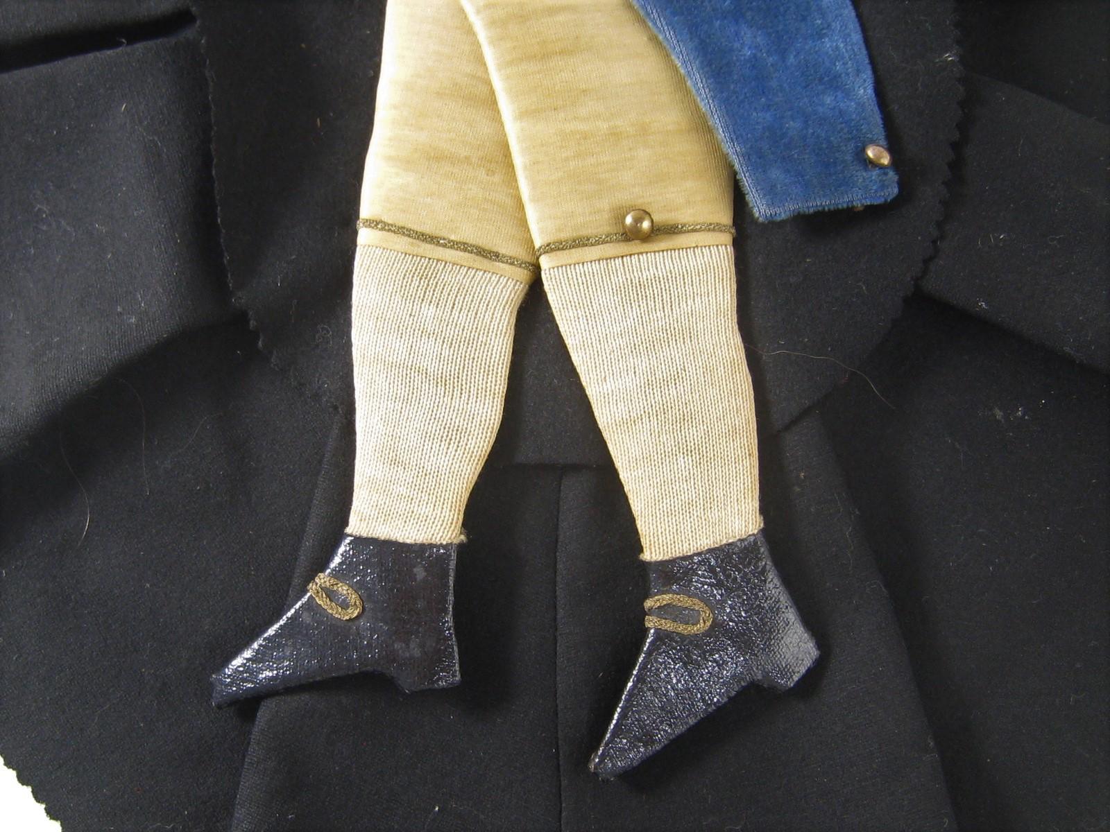 Fabric Centennial George Washington Textile Pen Wipe Antique Handmade Folk Art Pen Wipe For Sale