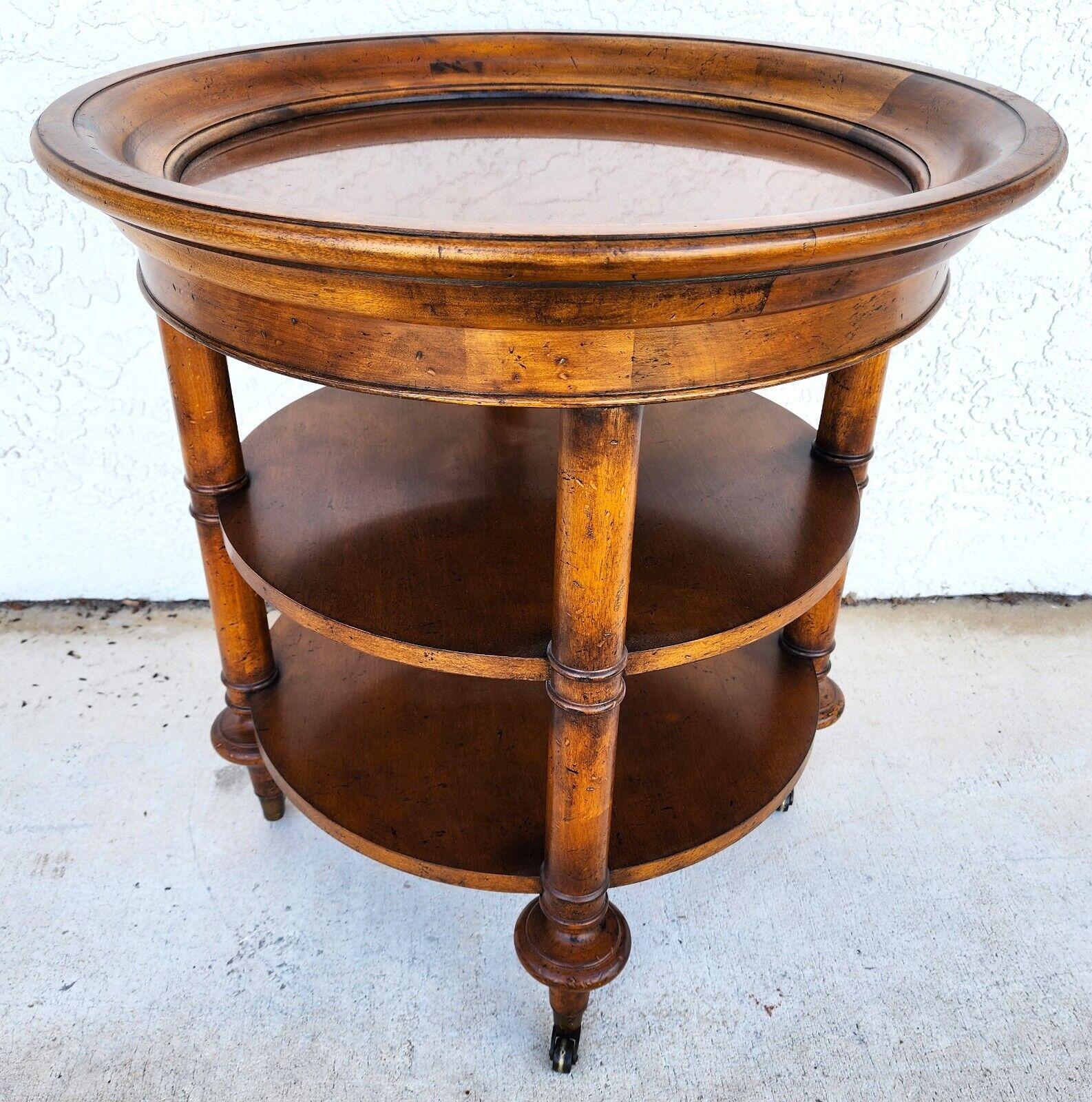 Center End Side Table 3 Tier by BAKER For Sale 1