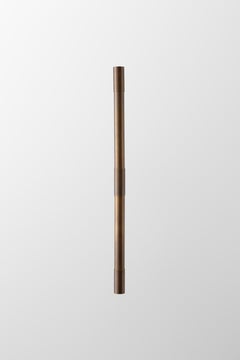 Center-Mount Picture Light Adjustable Minimal Brass Linear LED Sconce, UL