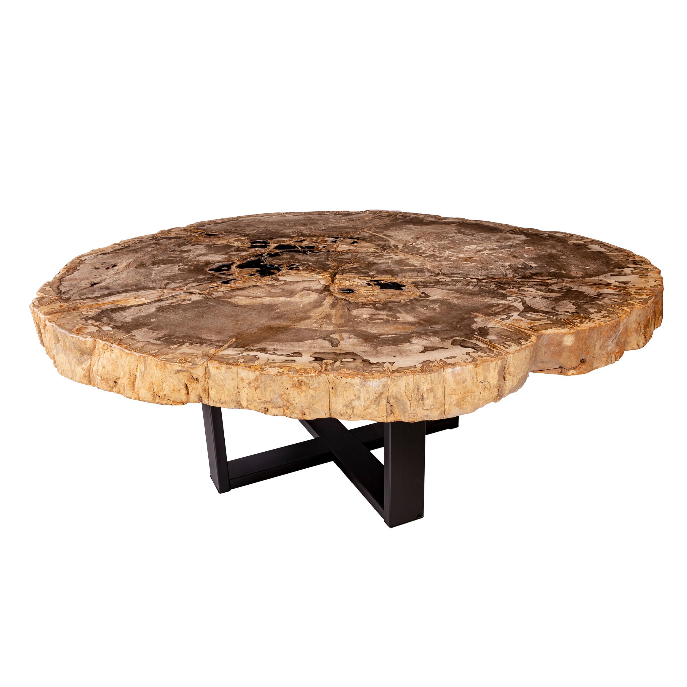 natural wood center table