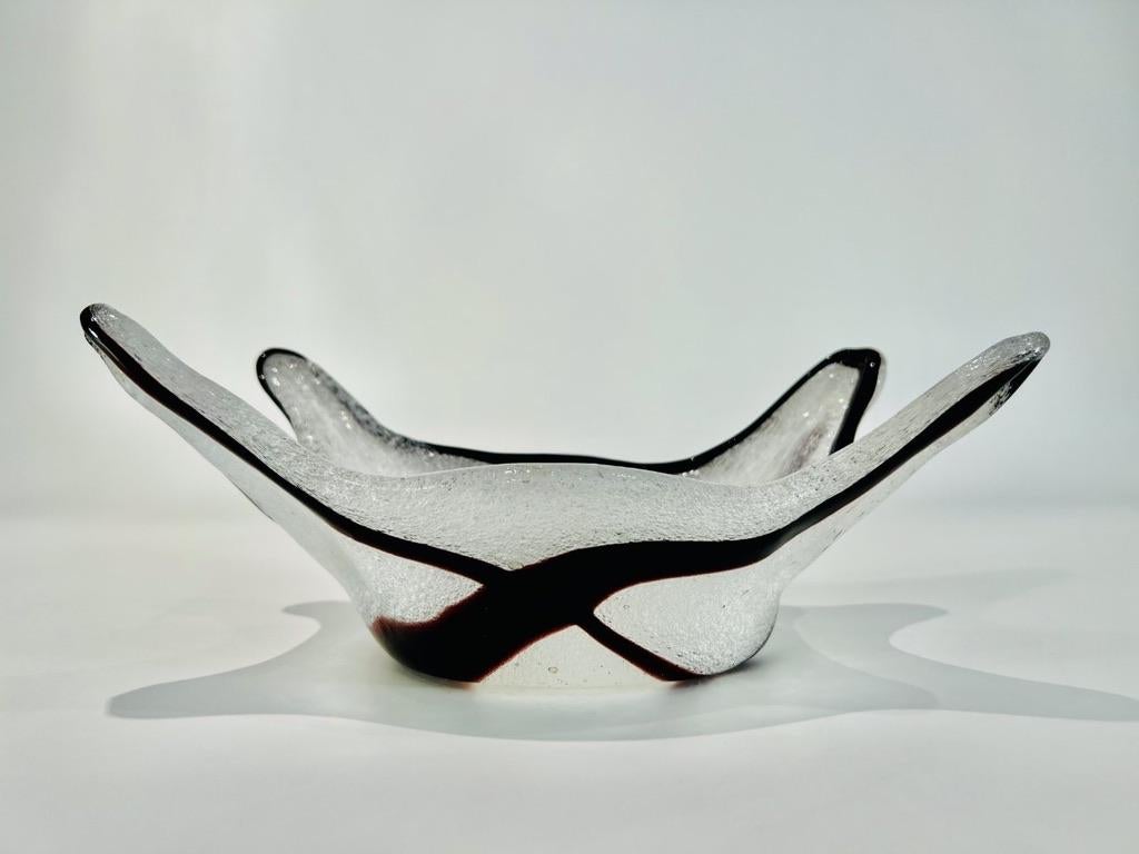 Murano Glass Center piece in Murano glass attributed to Ercole Barovier 