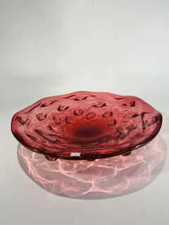 Large Fratelli Toso 1950 center table Murano glass