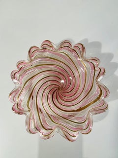 Center Piece in Murano glass by Fratelli Toso 1950.