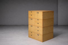 Center storage unit by G. Malacrida and P. Resmini, modular bookshelf, 1970s
