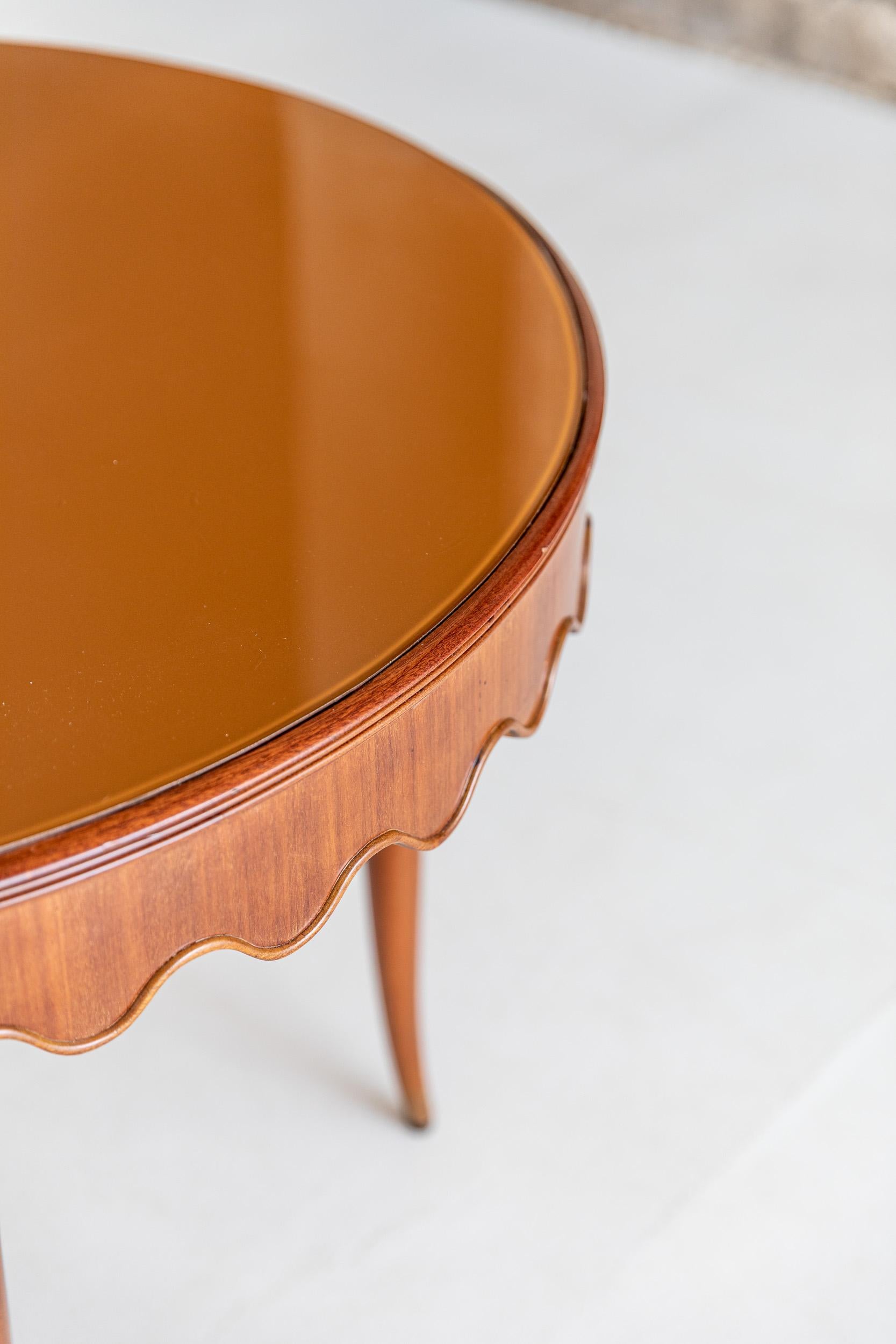 Mid-Century Modern Center Table Attributed to Osvaldo Borsani
