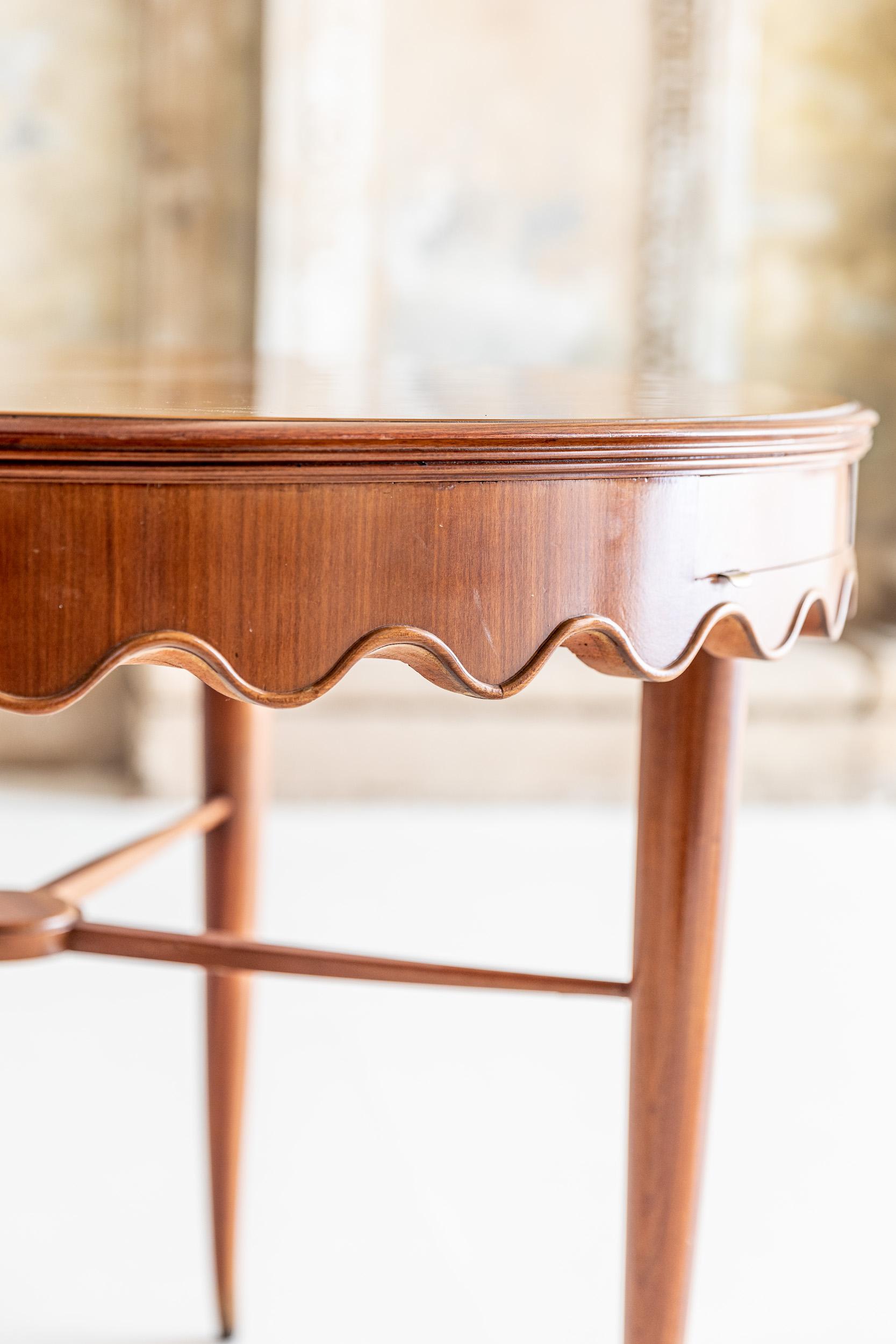 Mid-20th Century Center Table Attributed to Osvaldo Borsani