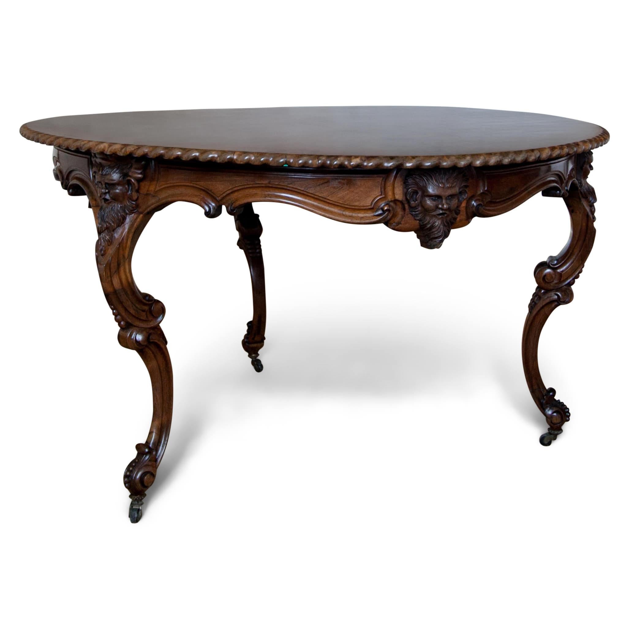 Inlay Centre Table by Franz Xaver Fortner, Germany, circa 1840 For Sale