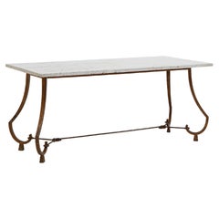 Center Table by Maison Ramsay, in Travertine
