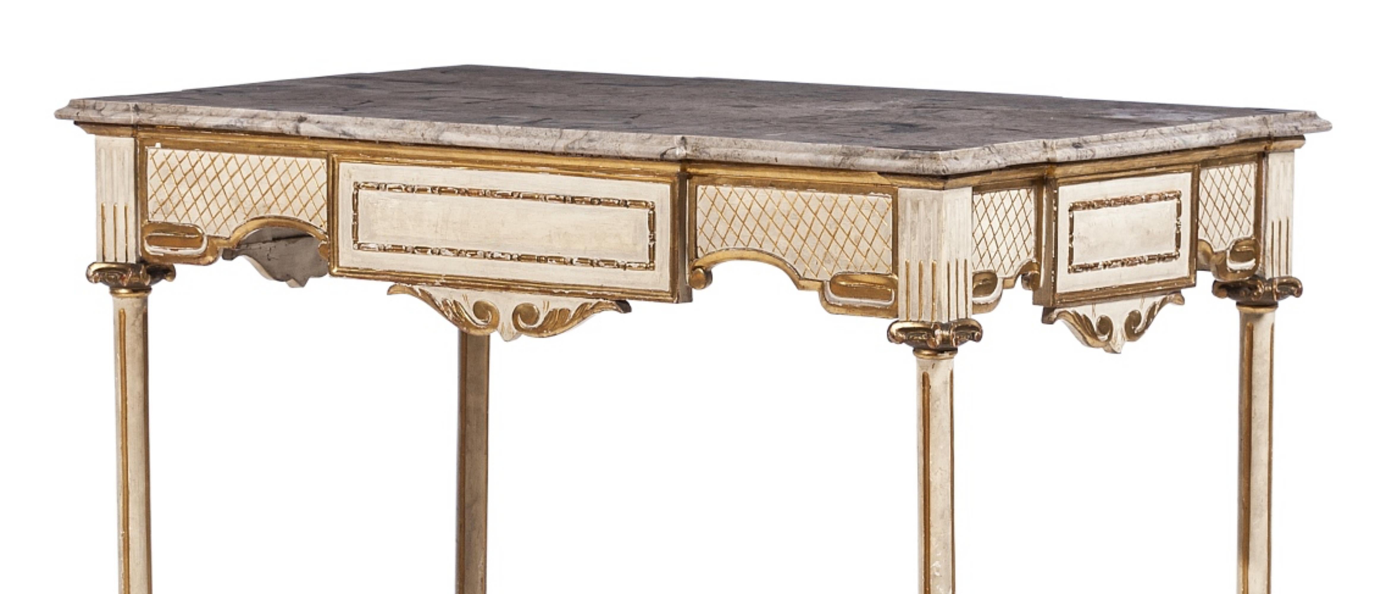 Baroque Table centrale française, début du XIXe siècle, style Louis XV en vente