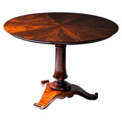 Center Table in Mahogany, probably Austria, 19th Century