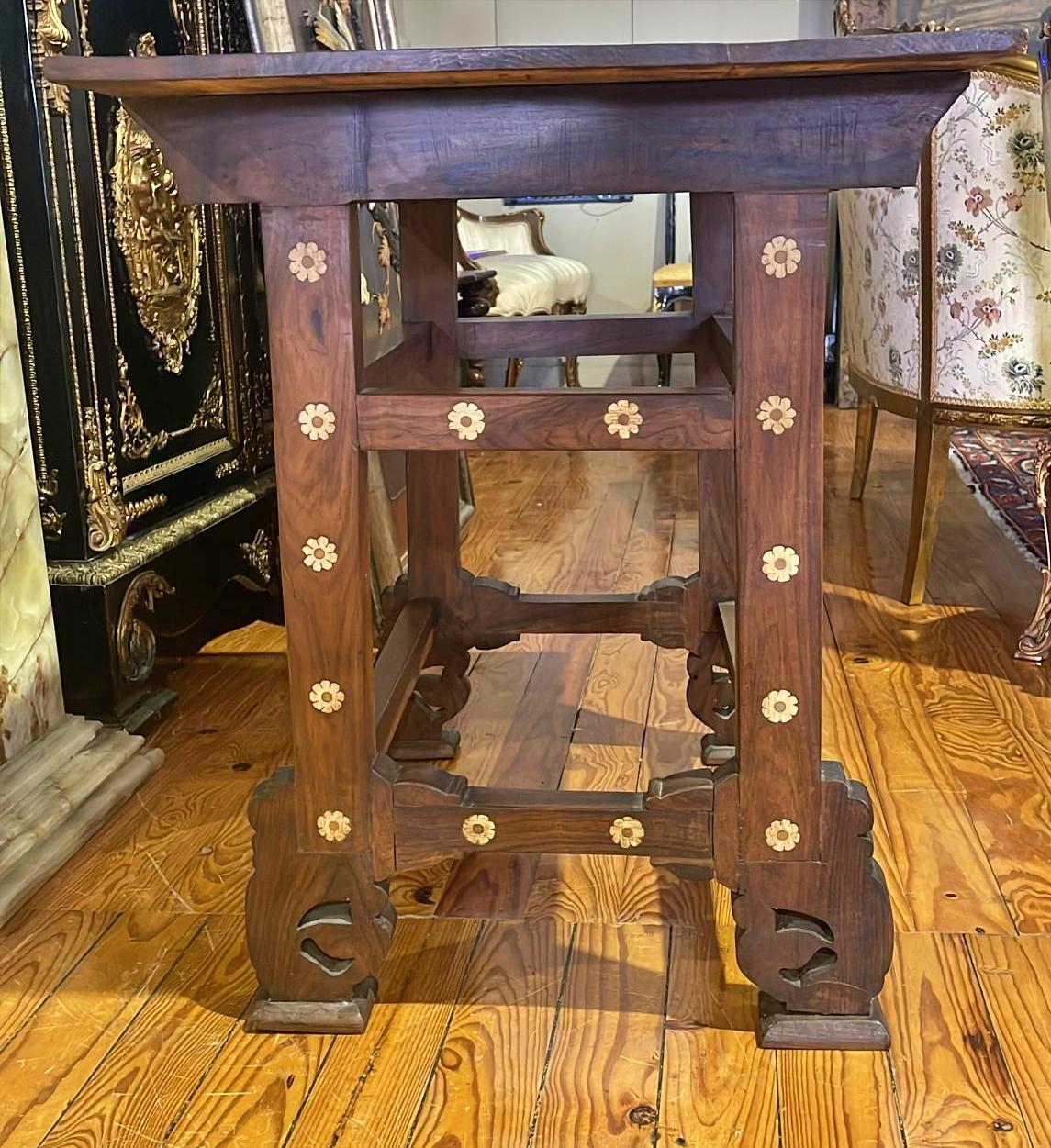 Baroque CENTER TABLE  Portuguese end 19th Century For Sale